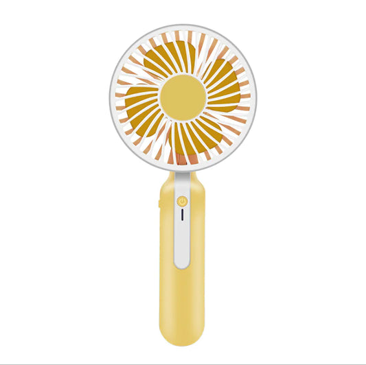 Mini USB Handheld Rechargeable Silent Fan with Stand